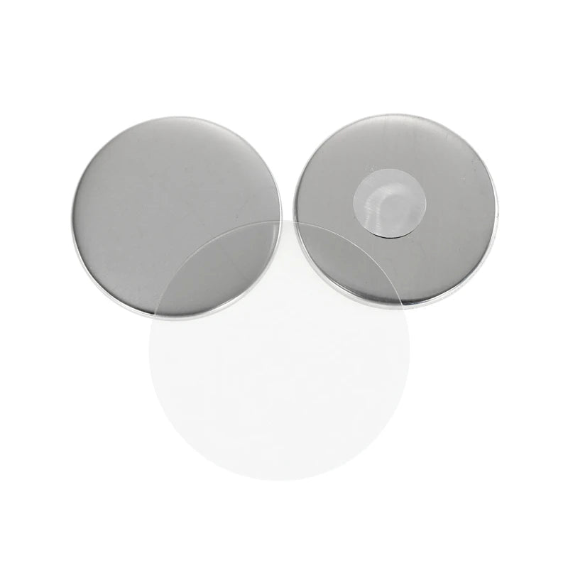 50/100pcs DIY Magnet Badge Button Parts