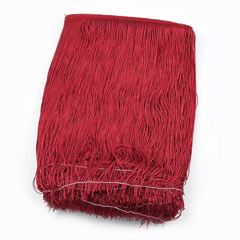 Tassel Fringe Trim – 30cm Decorative Lace Ribbon for Sewing & DIY Crafts (5/10M)