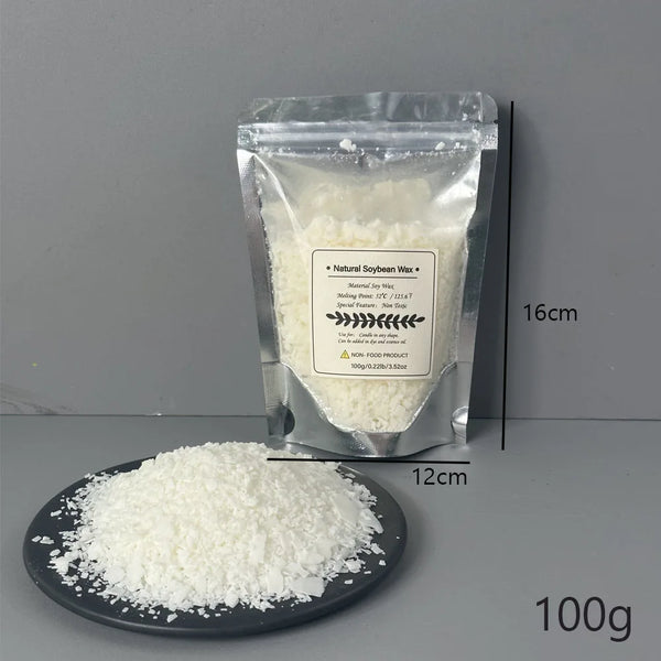 🕯️ 1KG Natural Soy Wax Granules – 100% Pure, Additive-Free Candle Making Material for DIY Smokeless Scented Candles