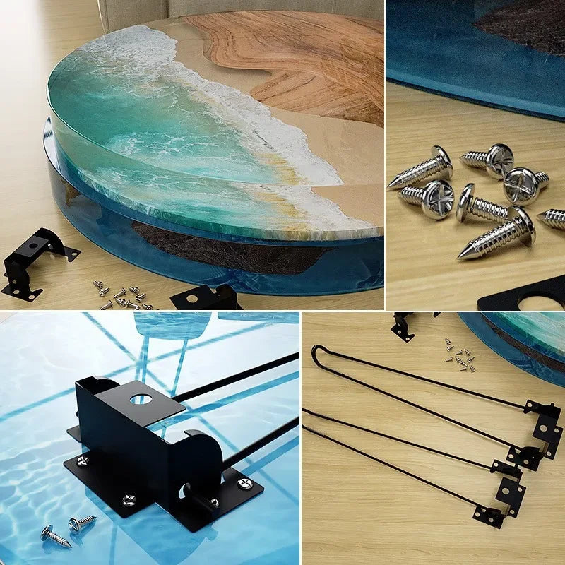 Round River Board Mold – Large Silicone Epoxy Mold for DIY Tables & Art Trays