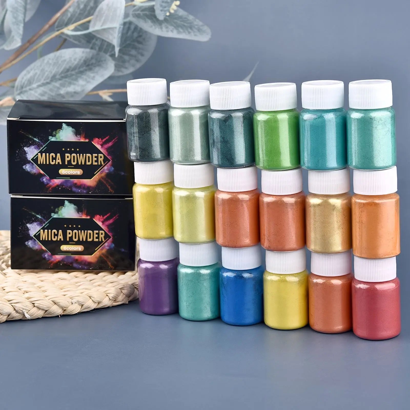 6 Color Pearl Powder Pigment Set for Epoxy Resin DIY Crafts