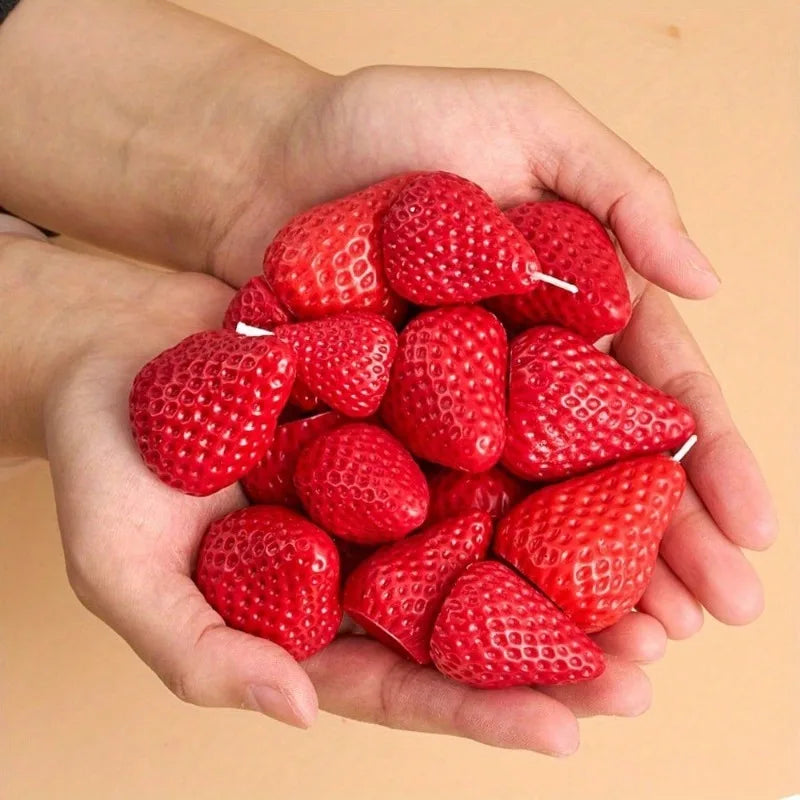 Strawberry Silicone Candle Mold
