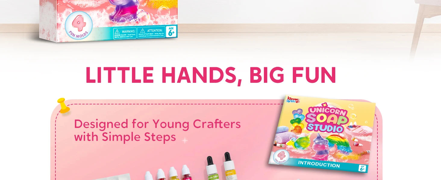 JOYFY Unicorn Soap Making Kit – DIY STEM Craft for Kids & Teens