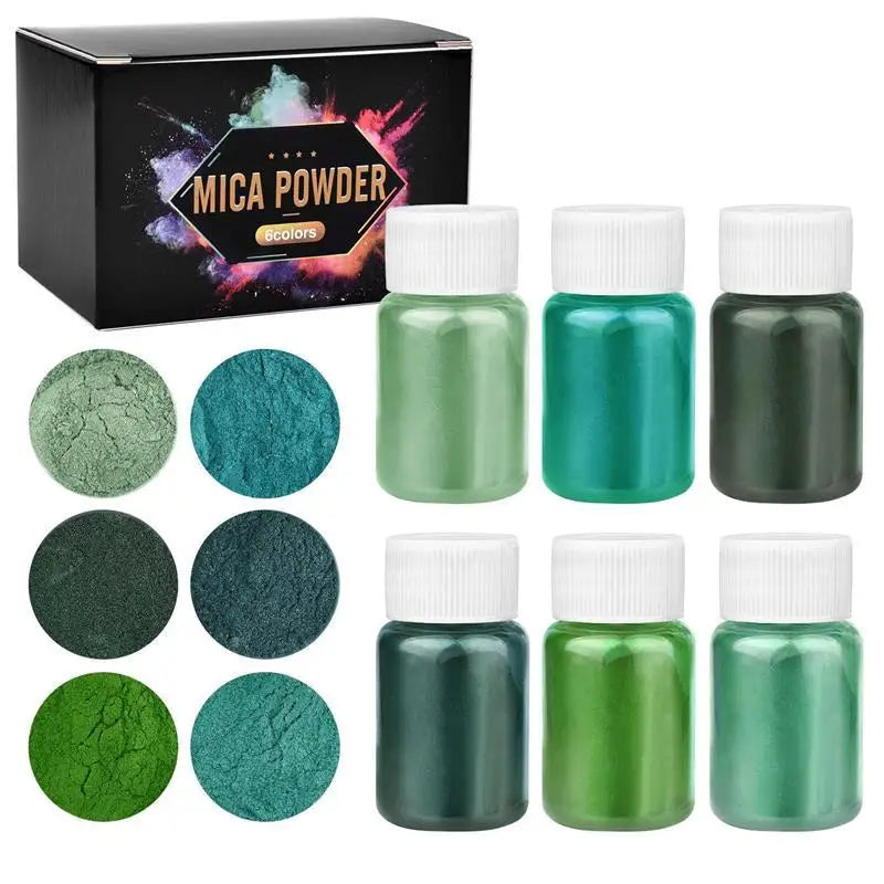 Pearlescent Mica Pigments – Resin Dye Powder Set