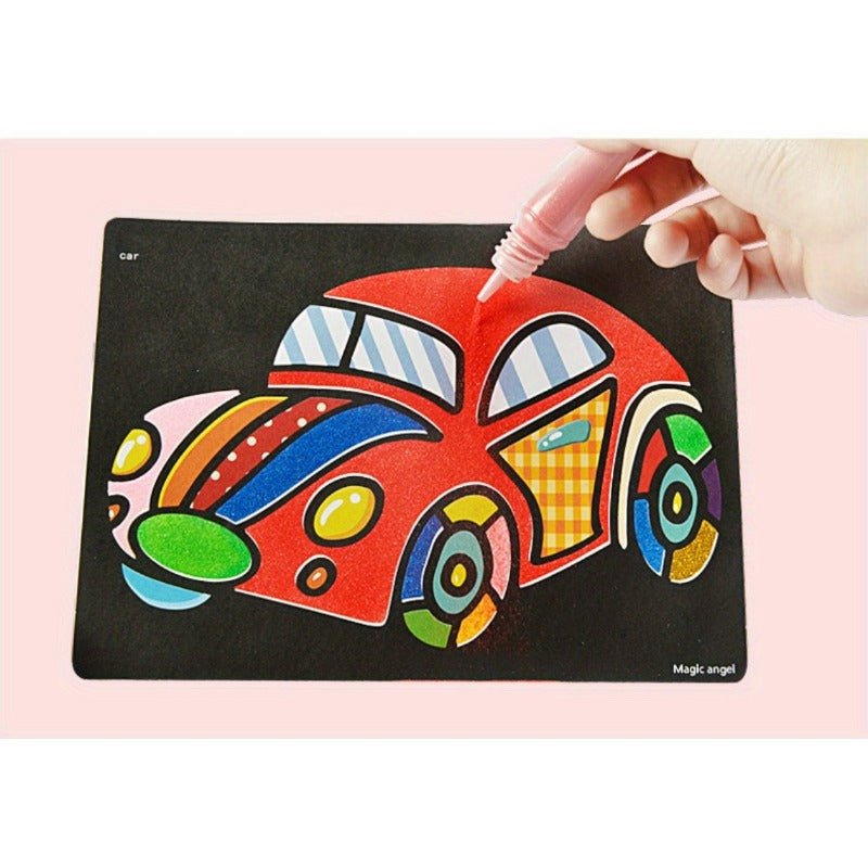 Children’s Sand Painting DIY Craft Kit – Colorful Creative Art Set