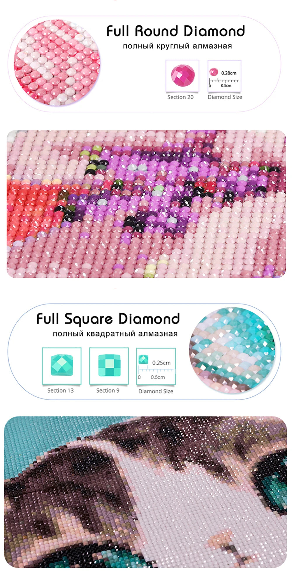 Cartoon Stitch Diamond Painting Kit – Full Round/Square Rhinestone Embroidery Art