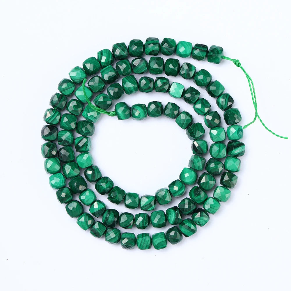 Natural Malachite Beads – Rice & Tubular Loose Beads for DIY Jewelry