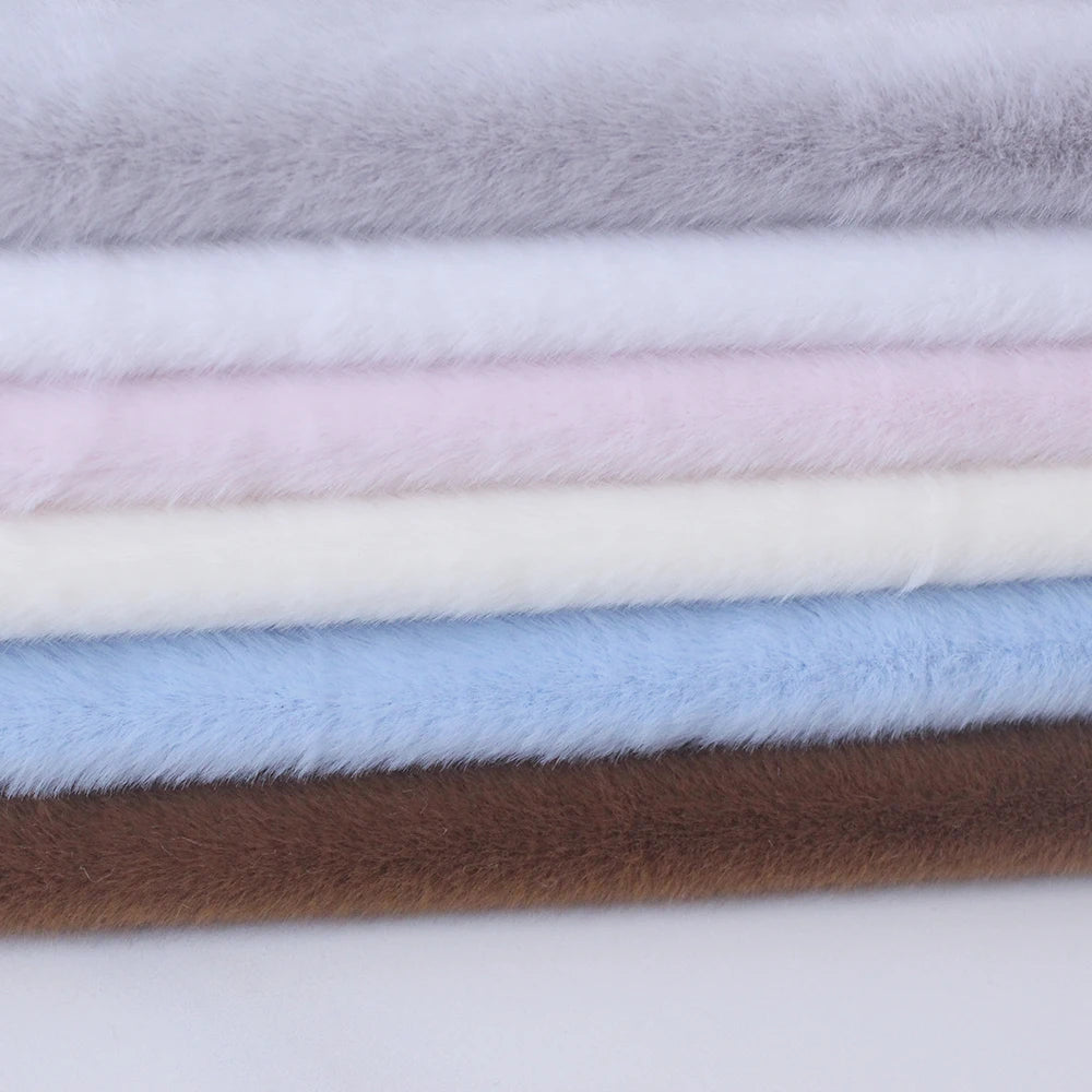5mm Soft Plush Fabric – Thick Faux Fur for DIY Crafts & Sewing