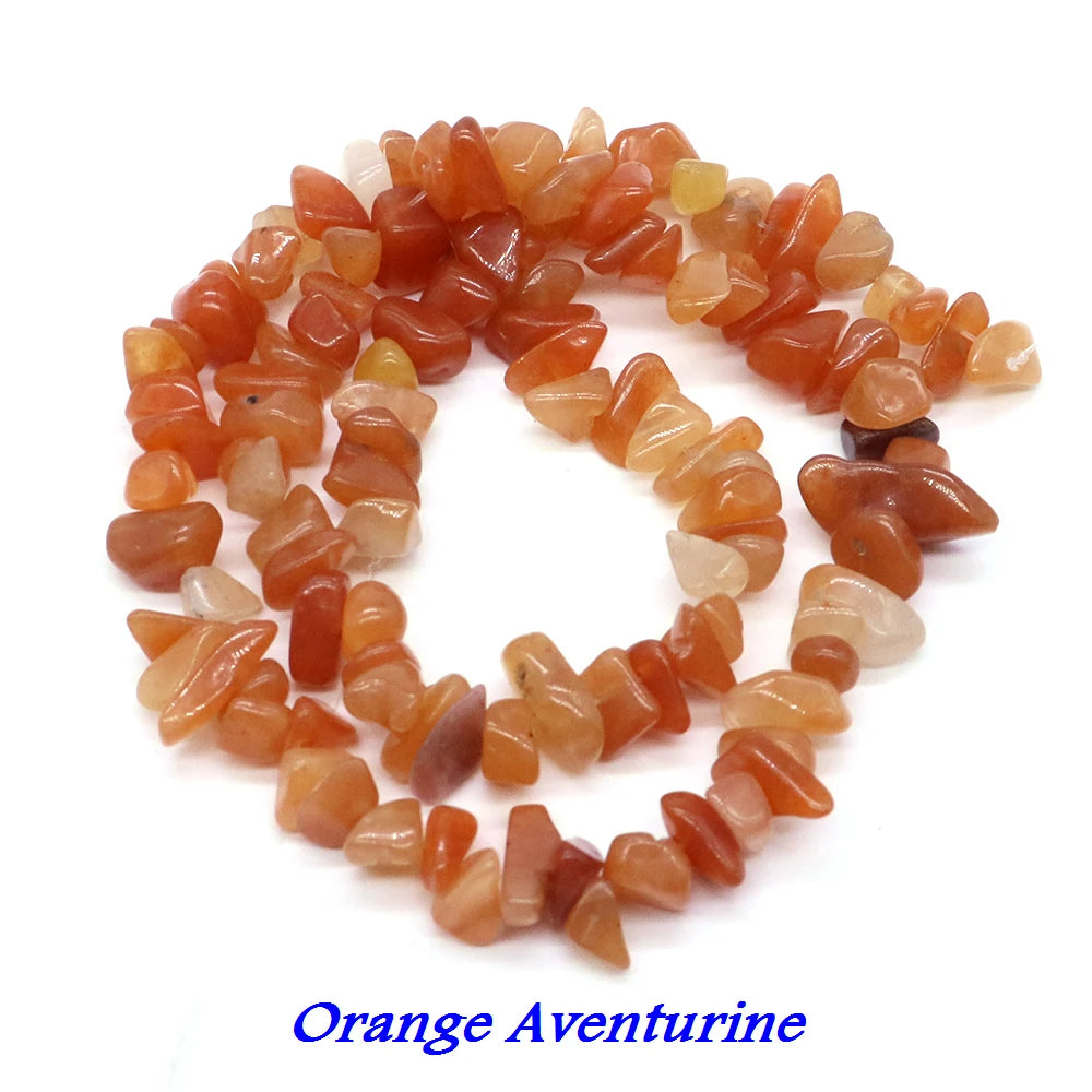 Natural Aquamarine Quartz Beads – Freeform Chips for DIY Jewelry & Crafts