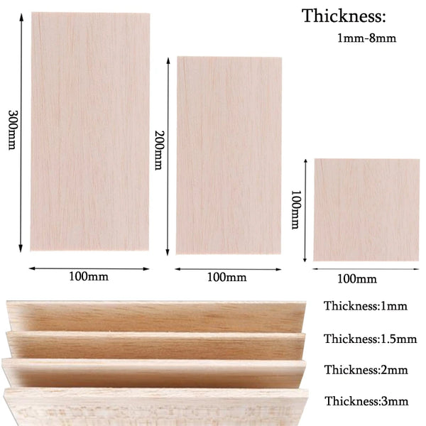 5/10pcs Balsa Wood Sheets
