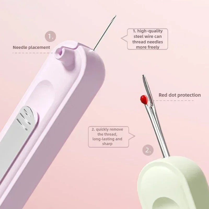 2-in-1 Needle Threader & Seam Ripper Tool