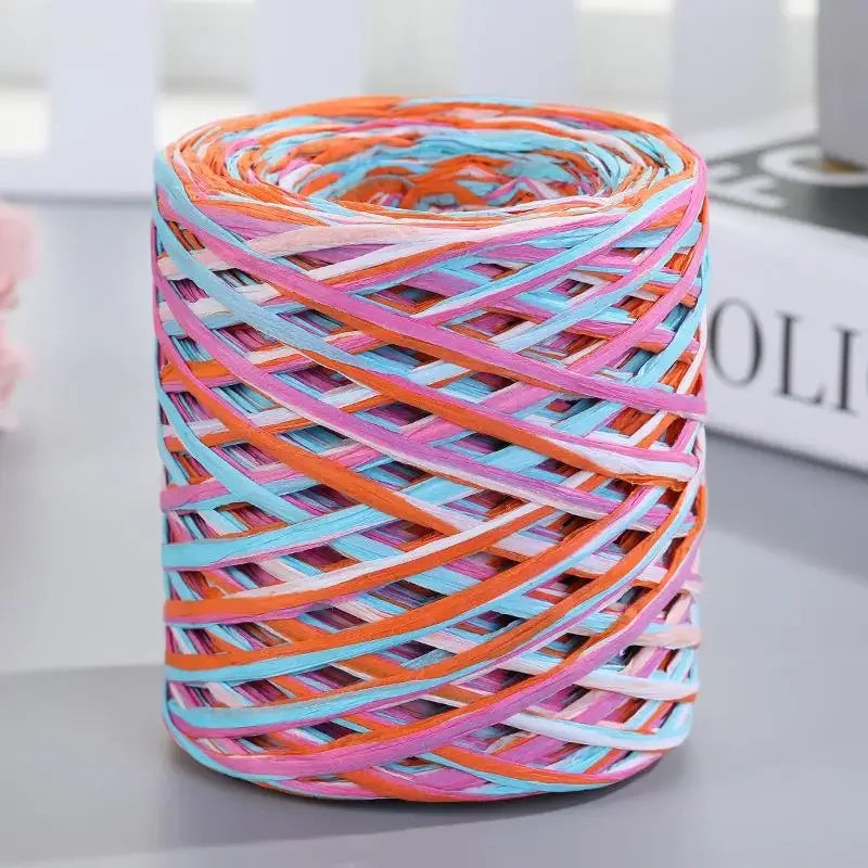 Natural Raffia Straw Yarn