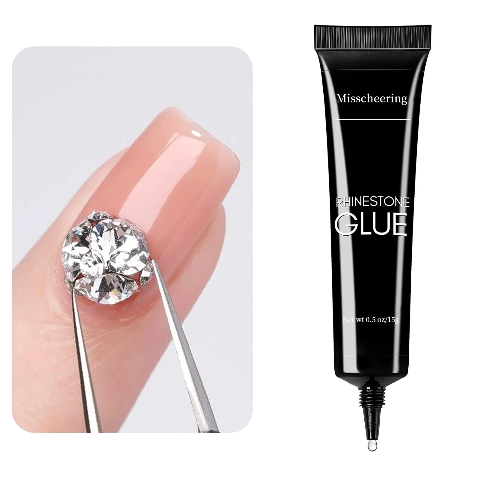 30g Super Strong Nail Rhinestone Glue – Bling Gel for 3D Nail Charms