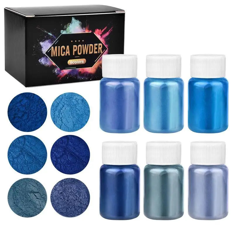 Pearlescent Mica Pigments – Resin Dye Powder Set
