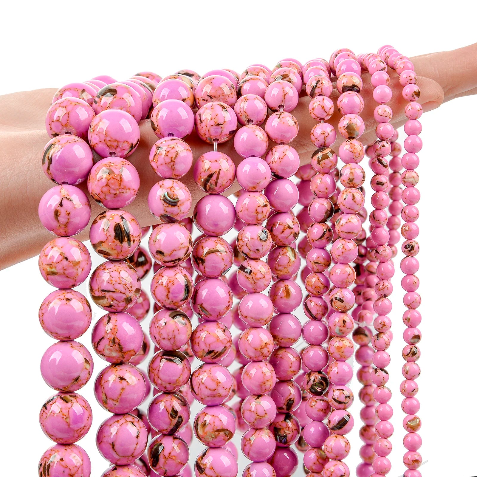 Purple Natural Stone Beads – Amethyst, Agate & Tourmaline for DIY Jewelry