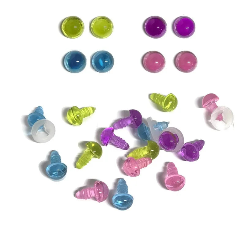 Colored Safety Eyes – Crochet & Amigurumi Toy Eyes for Doll Making