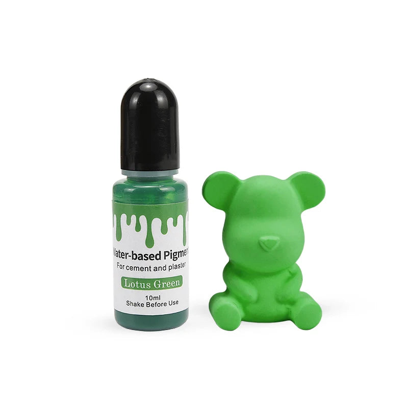 24-Color Water-Based Gypsum Pigment Set – DIY Plaster & Pottery Dye