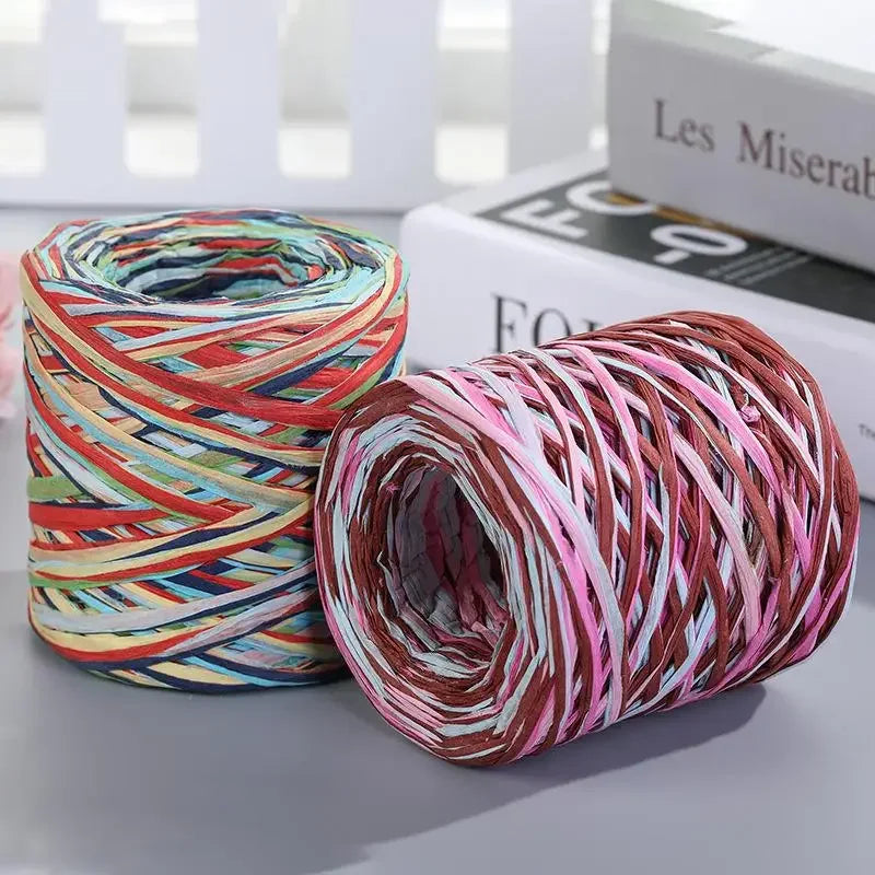Natural Raffia Straw Yarn