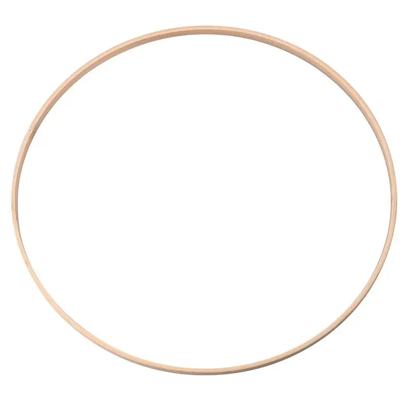 Wooden Bamboo Floral Hoop Ring – DIY Wreath & Dream Catcher Frame