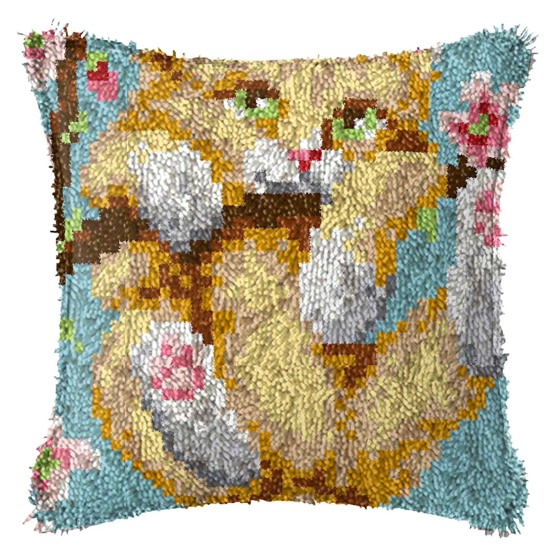 Cats Latch Hook Kit – DIY Carpet, Pillow & Cushion Craft Set