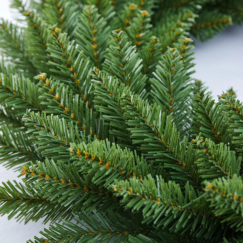 Christmas Green Pine Needle Wreath – Front Door Garland Decoration (30/40/50cm)