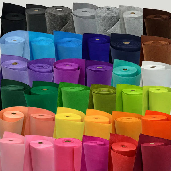 Multicolor 1mm Felt Fabric Sheet – 85×100cm DIY Craft Material