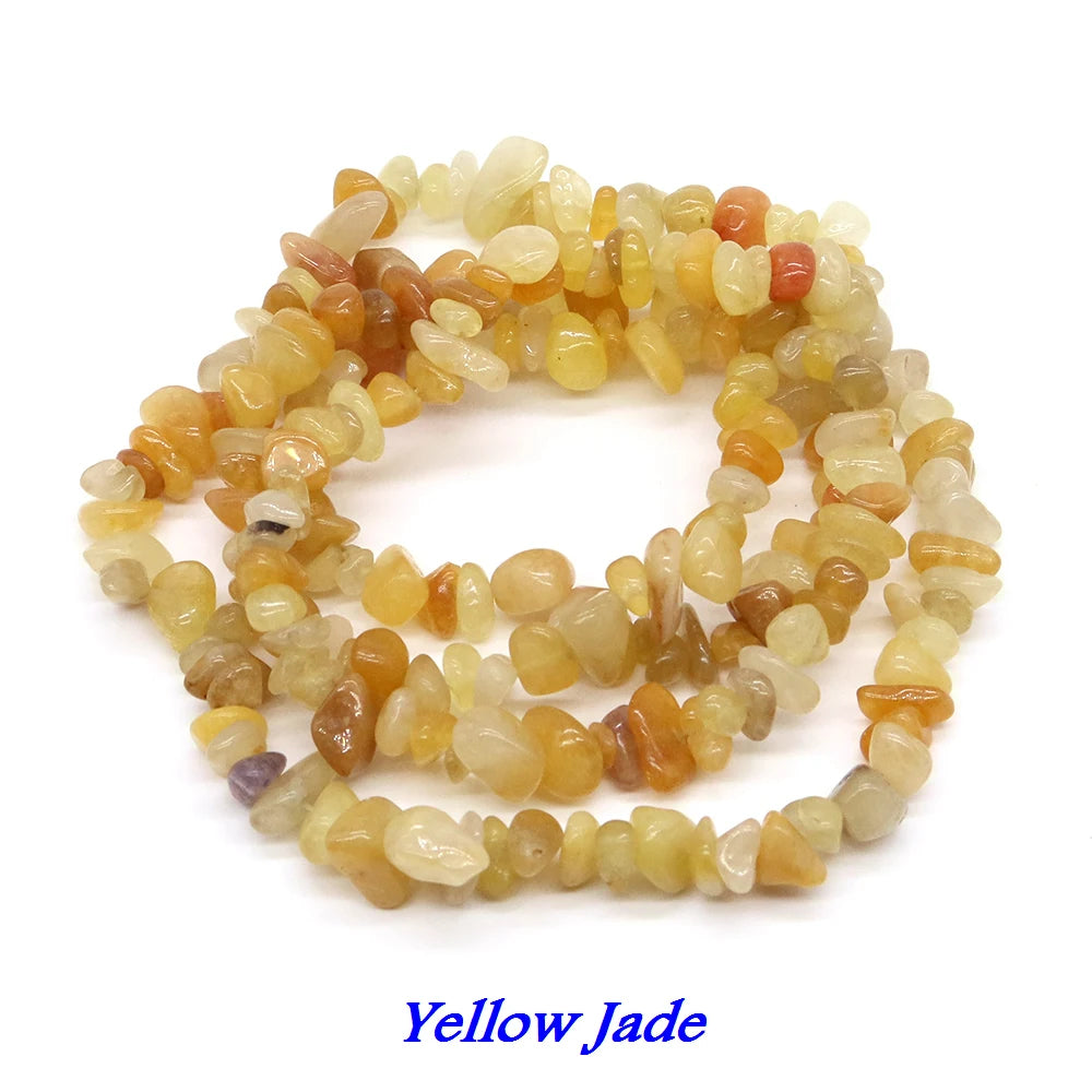 Natural Aquamarine Quartz Beads – Freeform Chips for DIY Jewelry & Crafts