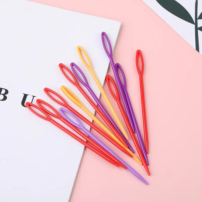 6pcs Knit Loom Hook & Needle Set – Random Colors