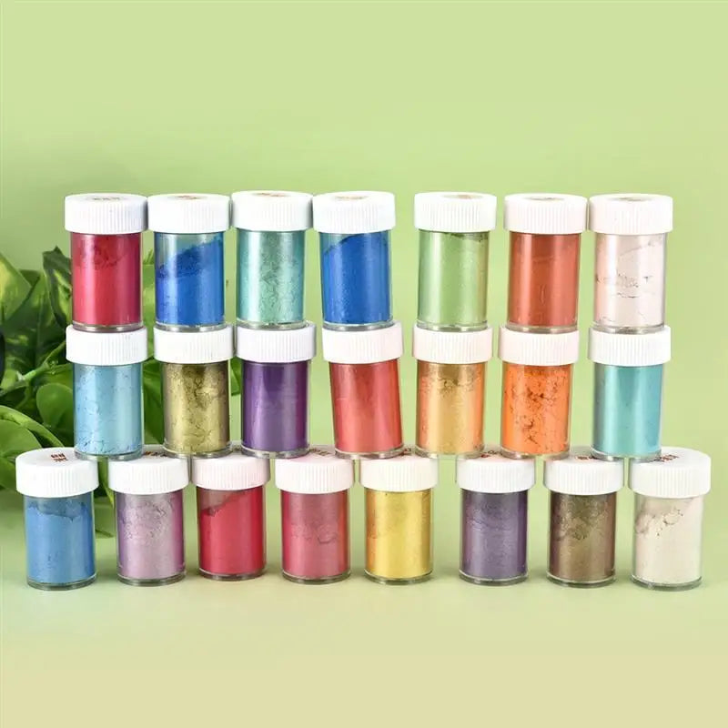 Pearlescent Mica Pigments – Resin Dye Powder Set