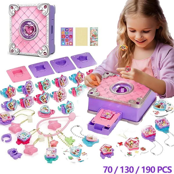 Magic 3D DIY Jewelry Making Kit – Rings & Keychain Craft Set