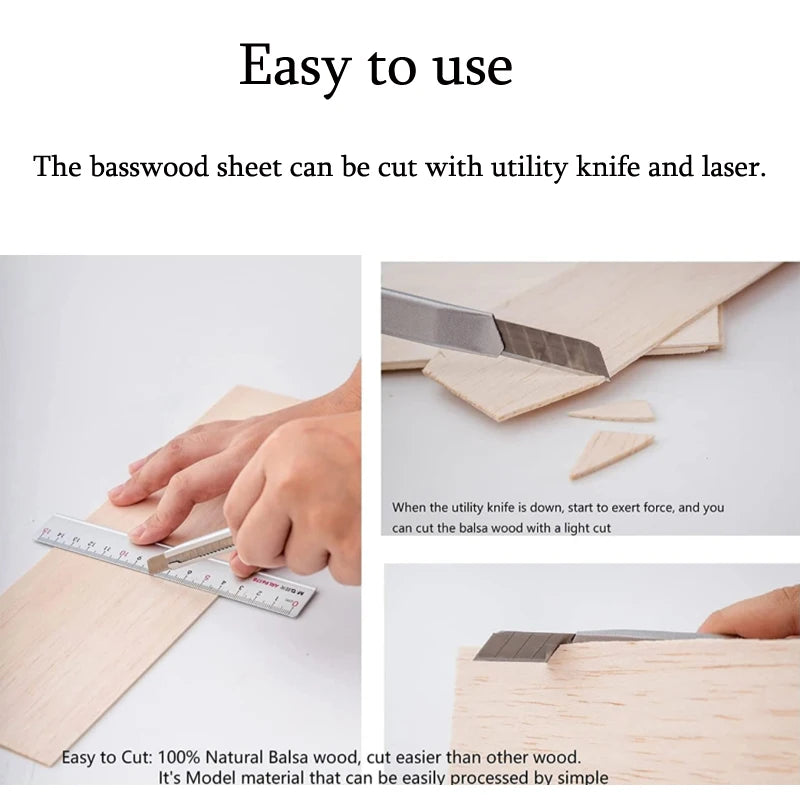 5/10pcs Balsa Wood Sheets