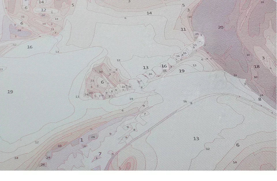 Disney Stitch Paint by Numbers – Frameless Cartoon Wall Art for Home & Bedroom