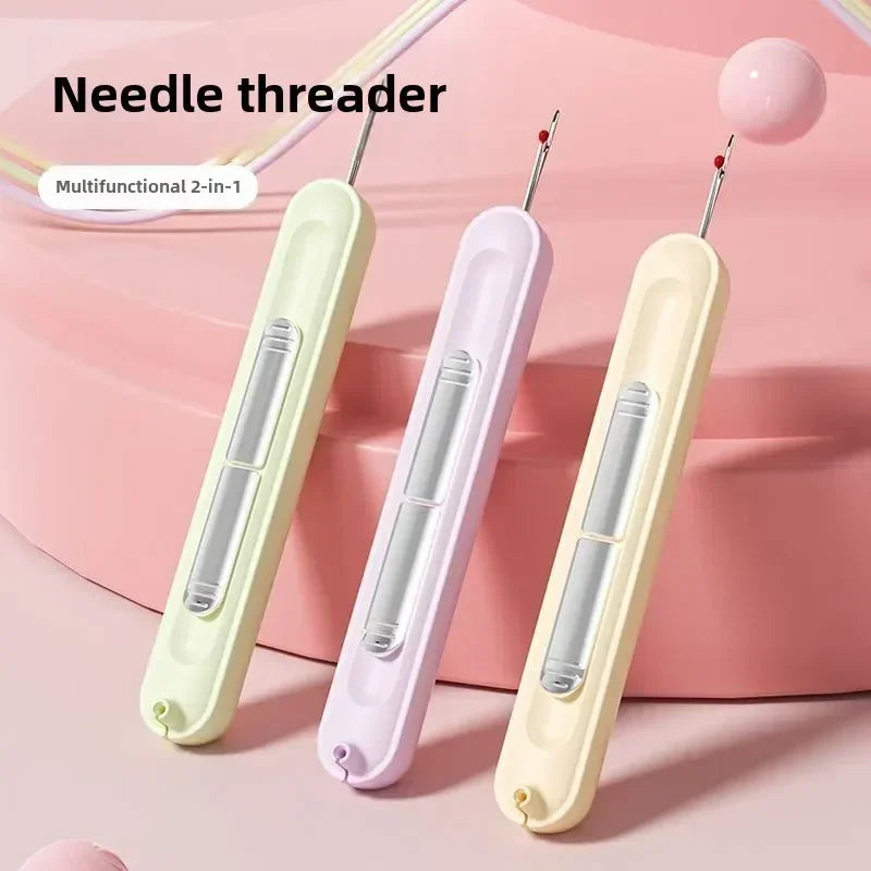 2-in-1 Needle Threader & Seam Ripper Tool