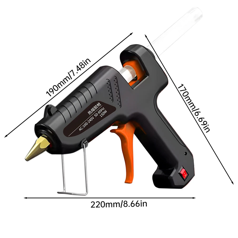 Hot Melt Glue Gun 11mm Glue Sticks Industrial DIY Electrothermal Glue Gun Heat Temperature Thermo Electric Gun Repair Tools