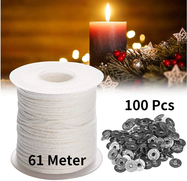 DIY Cotton Candle Wicks – 61m Candle Making Kit