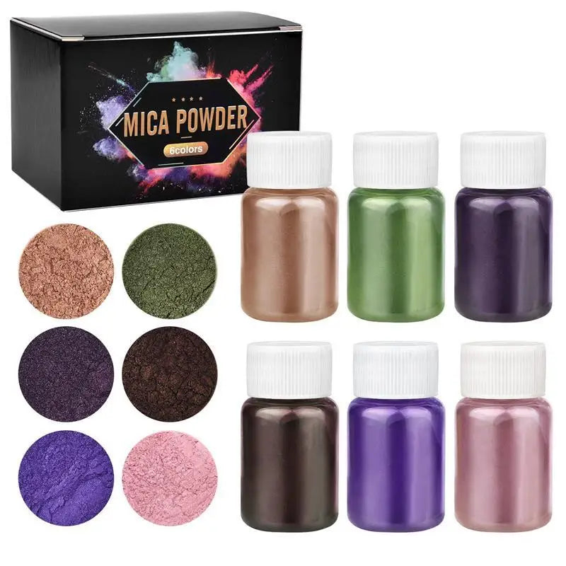 Pearlescent Mica Pigments – Resin Dye Powder Set