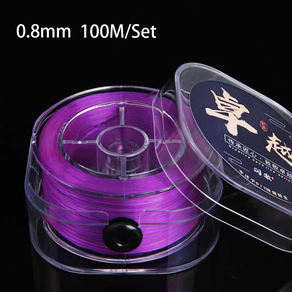 0.8mm Elastic Crystal Beading Cord – 100m Roll