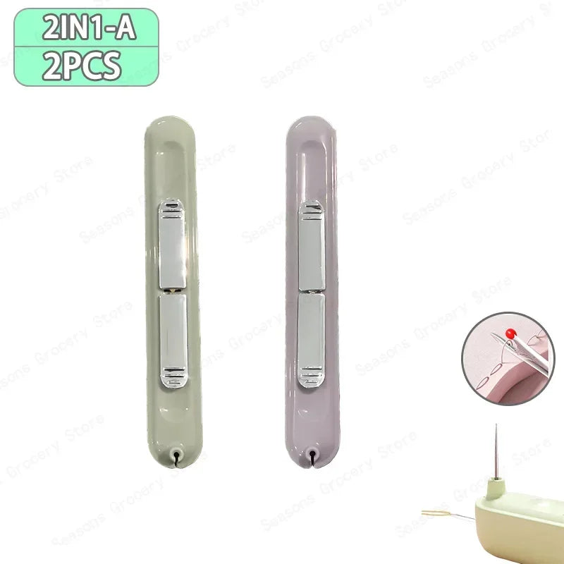 2 In 1 Needle Threader and Seam Ripper Tool