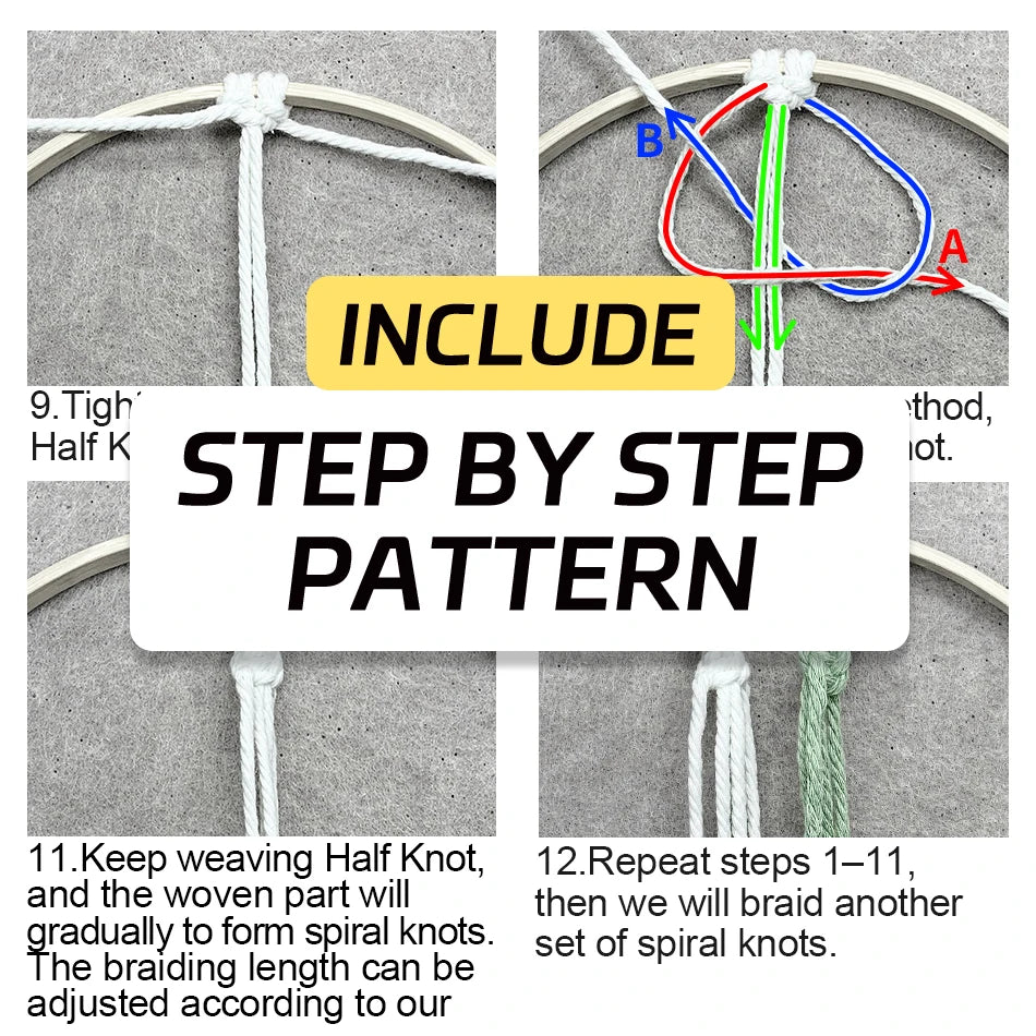 Bohemian Life Tree Wall Hanging DIY Weaving Kit