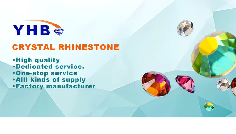 YHB Cold-Fix Crystal Rhinestones – 101–133 PCS for DIY Crafts