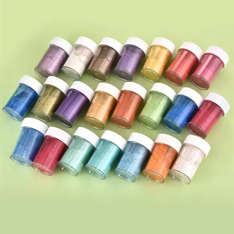 Pearlescent Mica Pigments – Resin Dye Powder Set