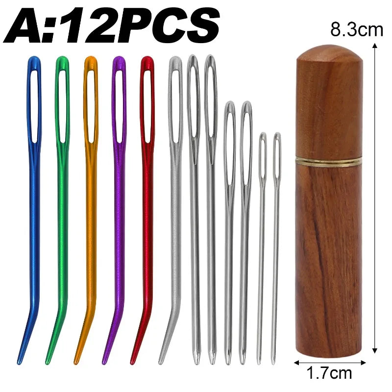 Large Eye Sewing Needles Kit