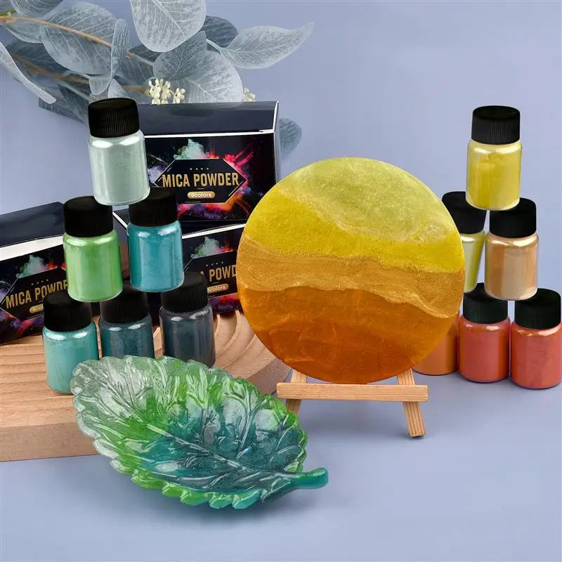 Epoxy Resin Dye Mica Powder Set – 6/24/30PCS Pigments for Jewelry & Crafts