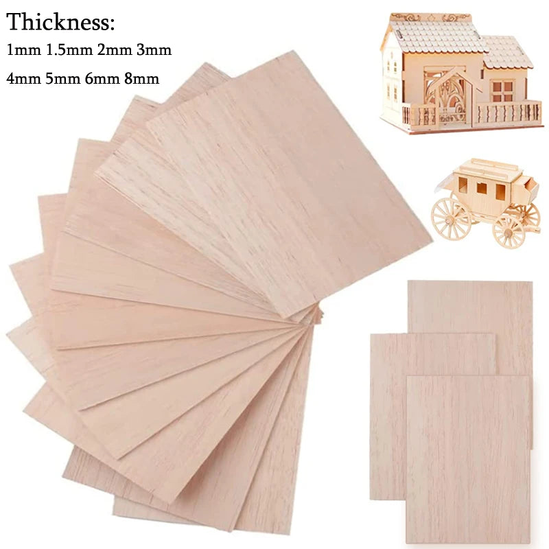 5/10pcs Balsa Wood Sheets