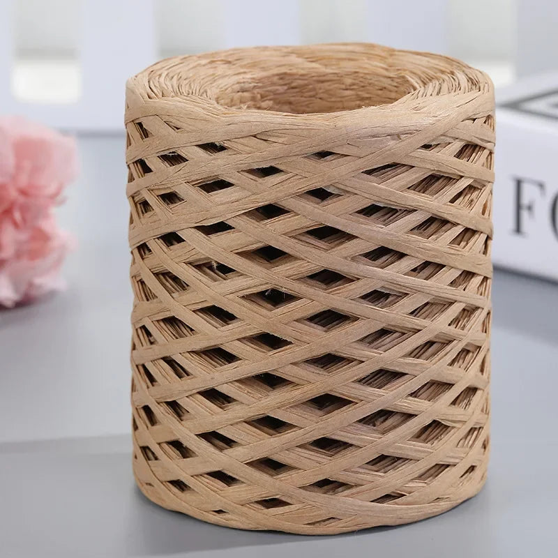 Natural Raffia Straw Yarn