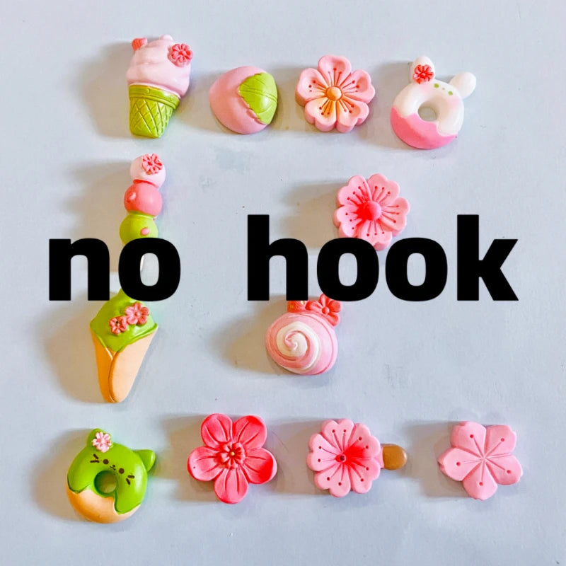 Cat Bread Flower Resin Charms – 10PCS DIY Pendants for Jewelry & Crafts