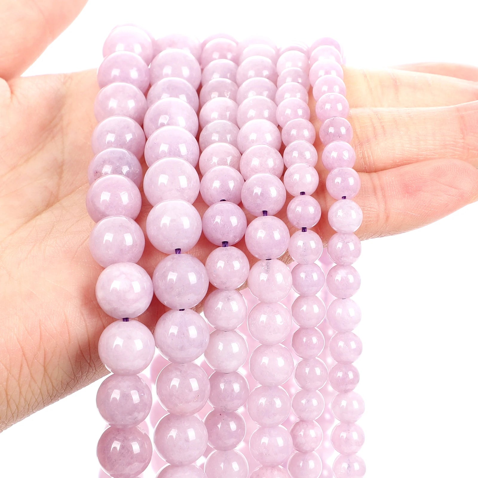Purple Natural Stone Beads – Amethyst, Agate & Tourmaline for DIY Jewelry