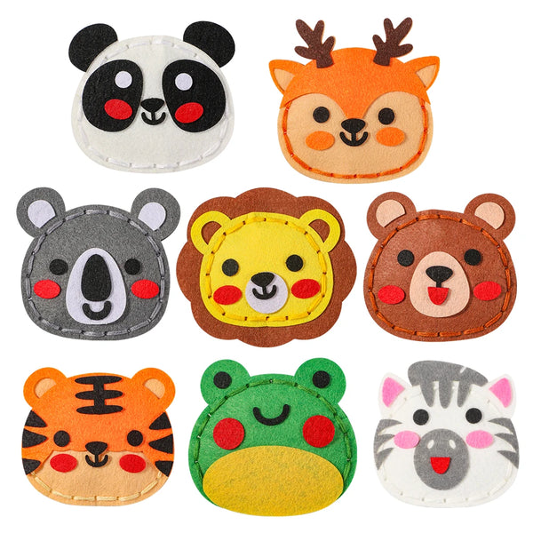 8-Piece Forest Animal DIY Sewing Kit – Beginner-Friendly