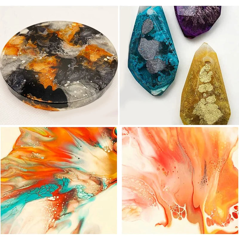 Alcohol Ink Resin Pigment Set – Epoxy Art Colorant Kit