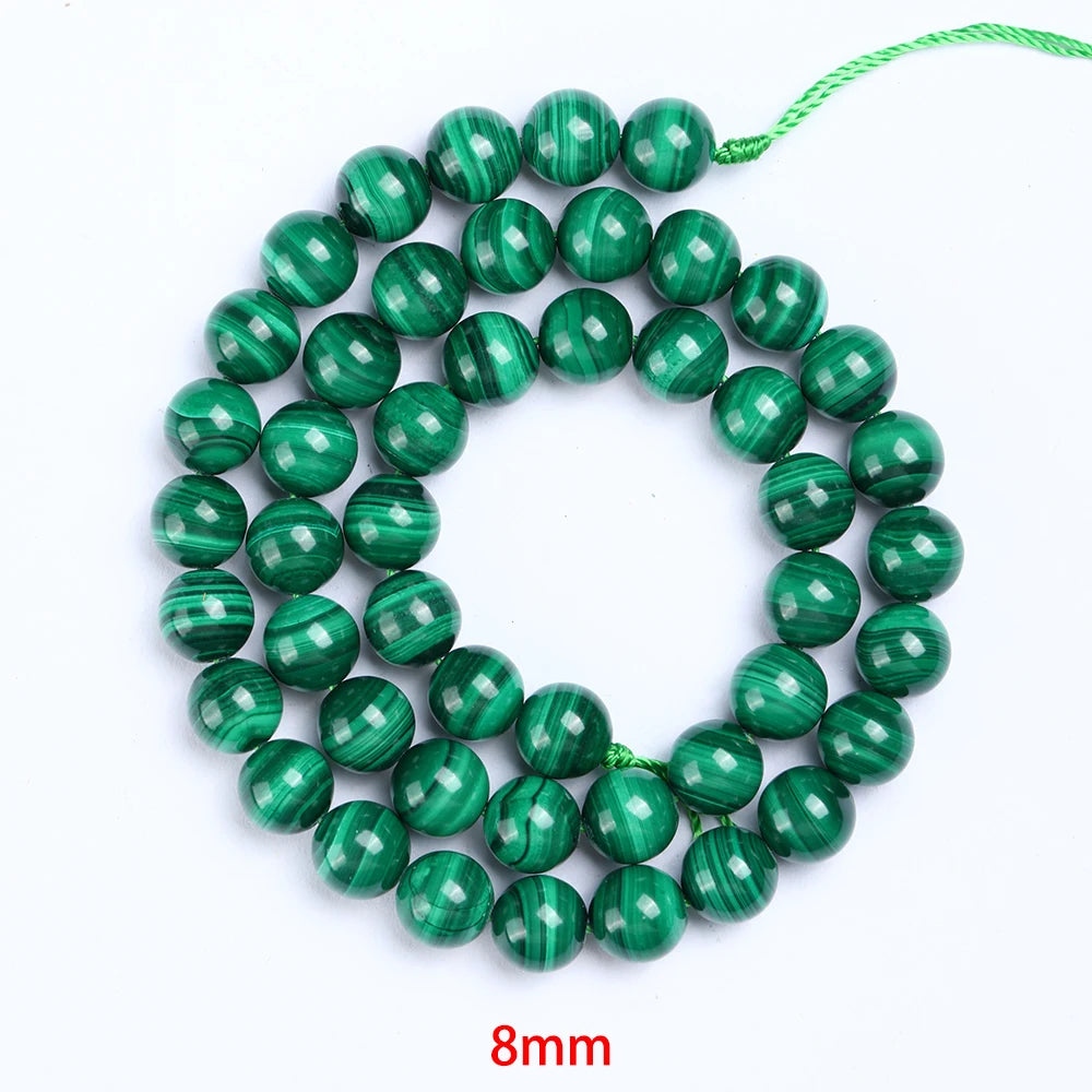 Natural Malachite Beads – Rice & Tubular Loose Beads for DIY Jewelry